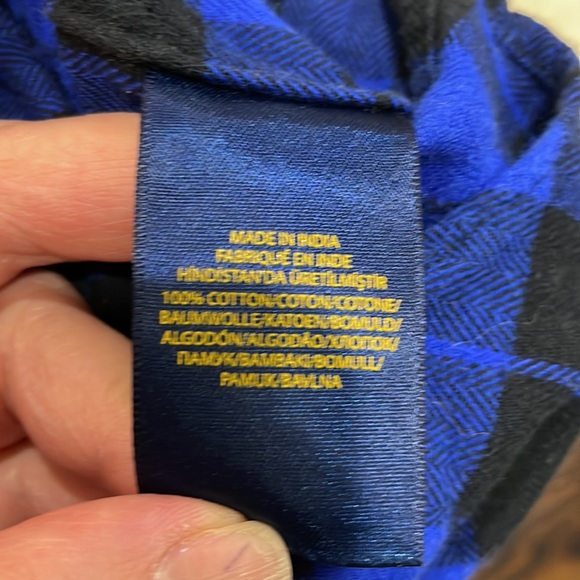 EUC 3T Ralph Lauren Polo Plaid Fleece Shirt - Picture 5 of 5